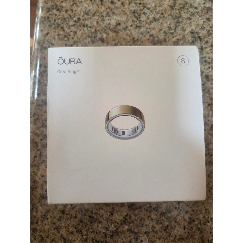 Oura Ring Gen 4 Size 8 Gold